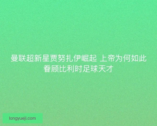曼联超新星贾努扎伊崛起 上帝为何如此眷顾比利时足球天才
